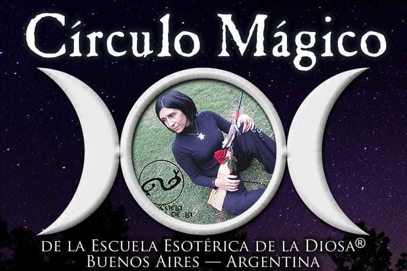 banner del Circulo de Brujas o Circulo Magico de Sanacion Femenina en Buenos Aires, Argentina