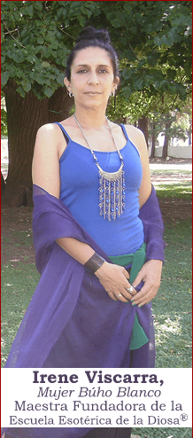 maga, sacerdotisa, mujer buho blanco, argentina