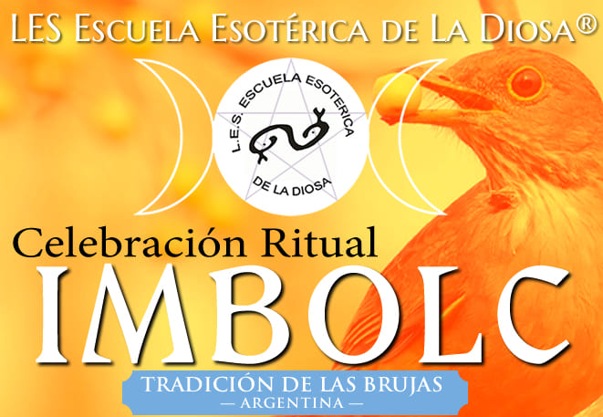 Afiche del ritual de imbolc en Argentina 2025