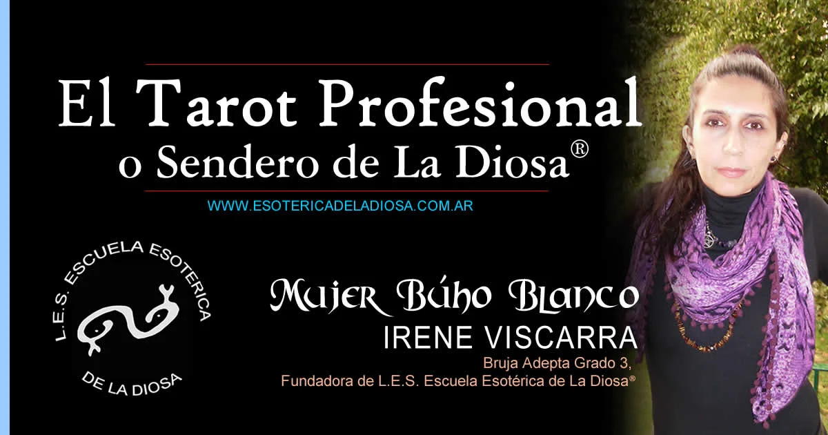 Mujer Bho Blanco es la creadora de El Tarot Profesional, estudio que permite aprender tarot en capital federal