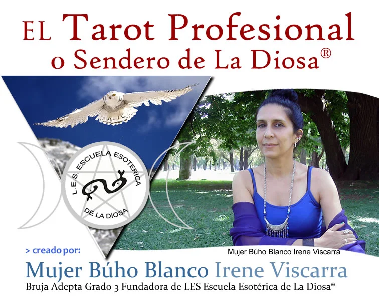 Mujer Bho Blanco es la creadora de El Tarot Profesional, estudio que permite aprender tarot en capital federal